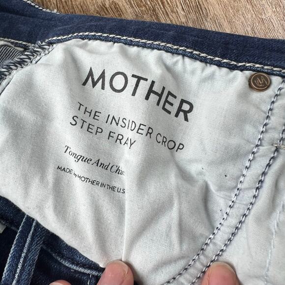 Mother the insider crop step fray jeans - Picture 6 of 6